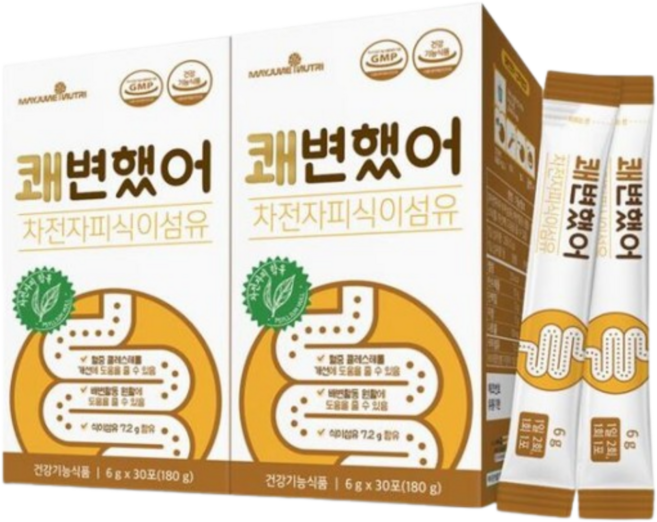 메이준뉴트리 쾌변했어 차전자피 식이섬유, 180g, 1개