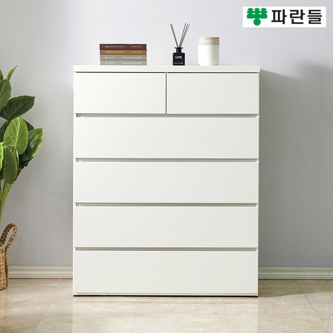 파란들가구 1000 속깊은 상2칸 5단서랍장 광폭서랍장 서랍옷장, 메플백, 5단