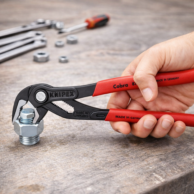 크니펙스 87 51 180 코브라 ES 슬림 워터펌프 플라이어 첼라 신형, 87 51 180 신형