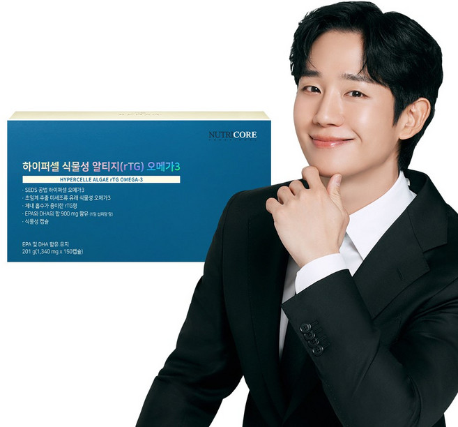 뉴트리코어 하이퍼셀 식물성 알티지 오메가3, 150정, 1개