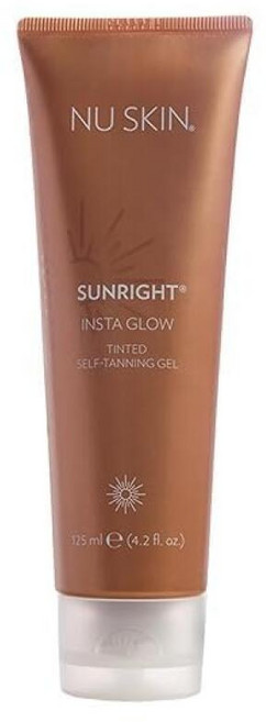 Nu Skin Sunright Insta Glow 셀프 태너 젤 119.1g 4.2온스 썸머 탠 페이스 & 바디 브론저 뷰티 스킨 케어 비타민 E 아보카도 오일 아미노산 286