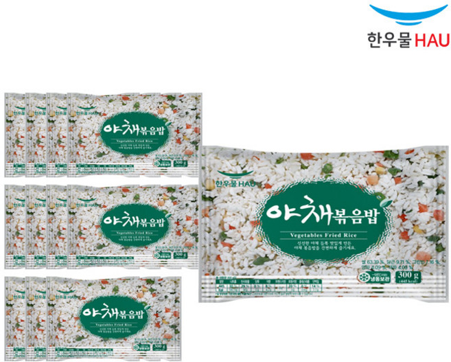 [자연맘스토리] 한우물 야채 볶음밥 300g x 12개
