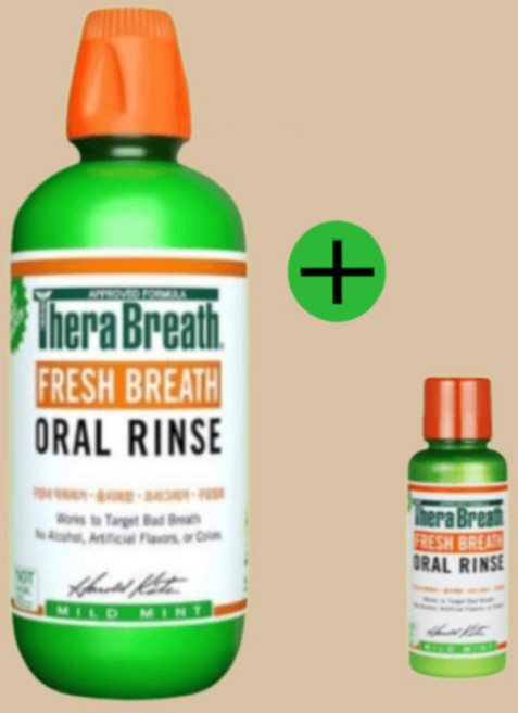 테라브레스 오랄린스 마일드민트 1L+150ml, 1세트, 1L