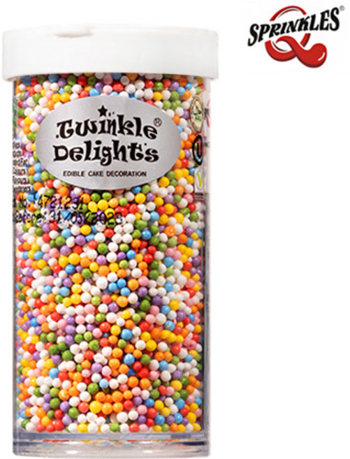 퀄리티스프링클 레인보우 넌패럴 스프링클, 75g, 1개