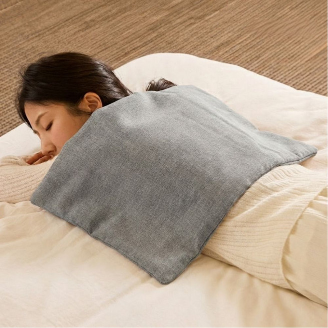 오르홈 최고급 원적외선 온열 찜질기 PRO 게르마늄 분리형 건강한 찜질 천연 5중구조 전자파차단 16중 실리콘 열선, 그레이, OHHP-100G