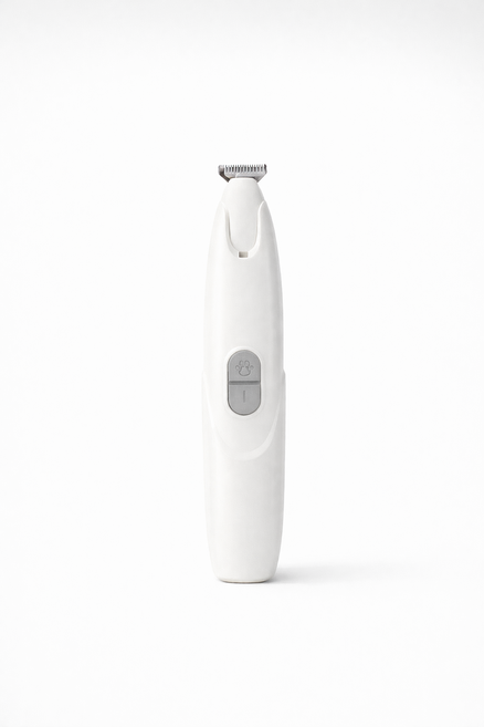 위시피키 강아지 고양지 발 LED 미니 클리퍼 건전지용, 1개, 화이트