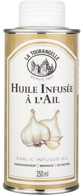 프랑스 라투랑겔 La Tourangelle Garlic infused oil 갈릭 마늘 오일, 6개, 250ml