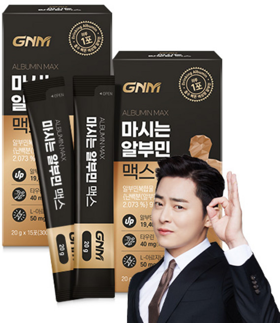 GNM 마시는 알부민 맥스, 20g, 30개