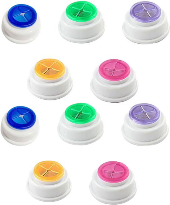 감성팩토리 부착식 행주 수건 꽂이, 랜덤, 10개