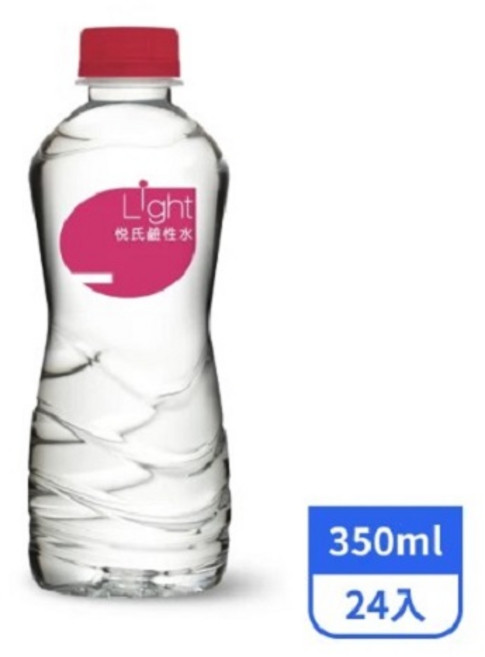 悅氏 Light 鹼性水, 24, 350ml