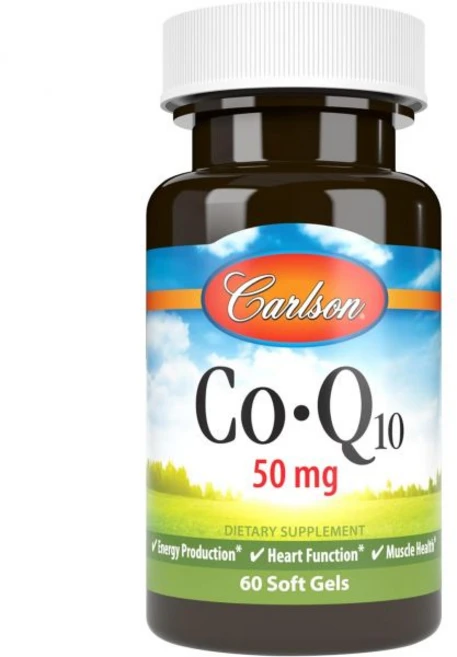 코엔자임 피로 에너지 운동 능력 칼슨 CoQ10 CoEnzyme Q10 50mg 생산 60 소프트젤, 코엔자임 피로 에너지 운동 능력 칼슨 CoQ10 CoE, 1개 - 쿠팡