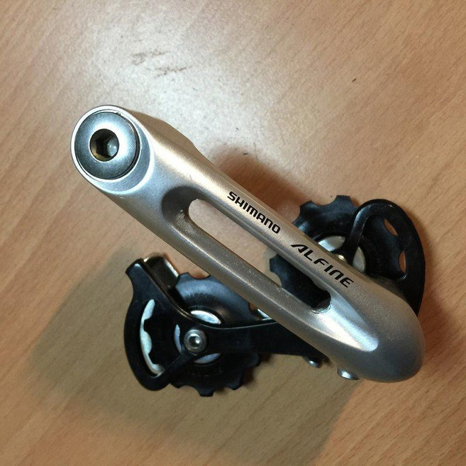 火雞Tth 日本製 SHIMANO ALFINE CT-S500 內變花鼓拉鏈器 垂直勾爪 後變速器, 1個