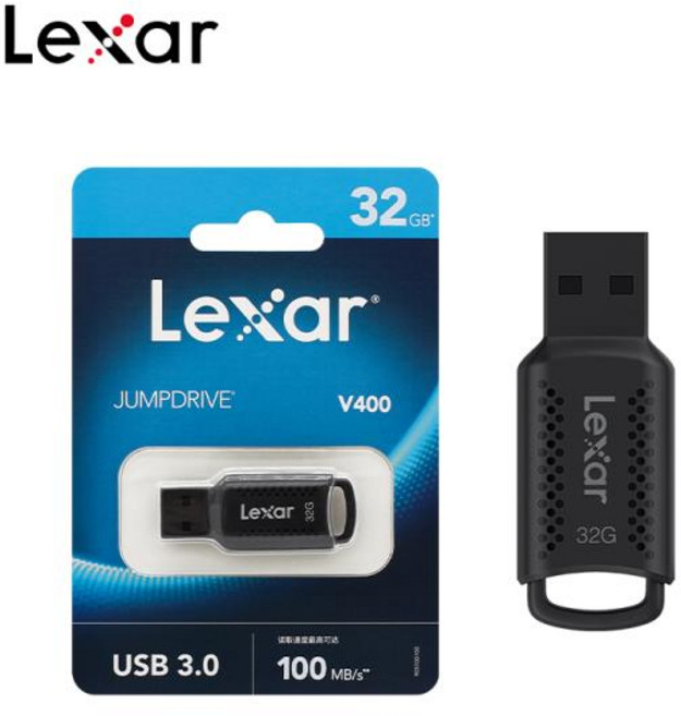 Lexar V400 USB 플래시 드라이브 32GB 최대 메가바이트/초 Pendrive 디스크 메모리 스틱 펜, 03 64GB