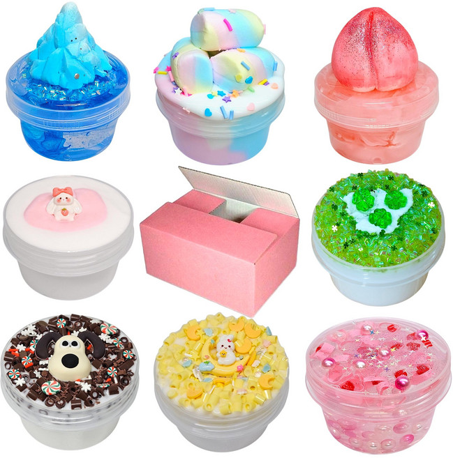 슬라임랜드 해피박스 핸드메이드 수제 슬라임 국내생산, 1개