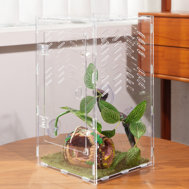 크레용샵 도마뱀 사육장 초대형 30 30 45, 투명아크릴 20x20x30, 1개