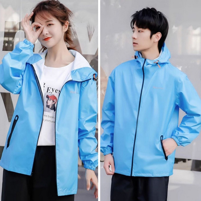 남녀공용 방수 골프비옷 상하의 세트 레인슈트 방풍 우비 바람막이 우의, 화이트XL, 1개