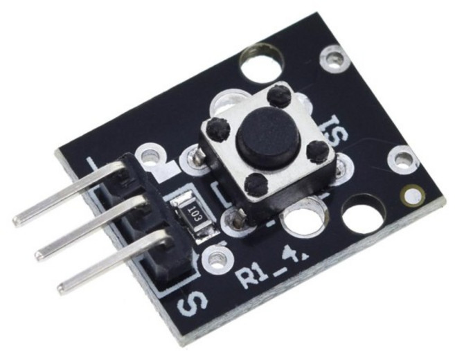 TZT KY-004 Arduino Diy 시동기 장비 6*6*5mm 6x6x5mm ky004를위한 3pin 단추 중요한 스위치 감지기 단위 전자 부품 액세서리 소스