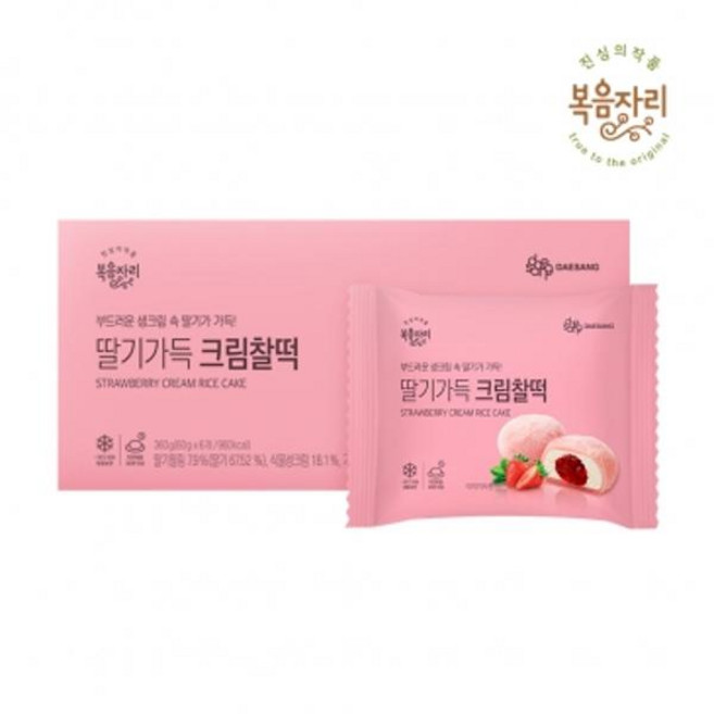 복음자리 달달한 잼가득 딸기크림떡 6개입, 360g, 1개