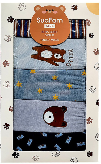 수아팜 남아 모달삼각팬티 5매