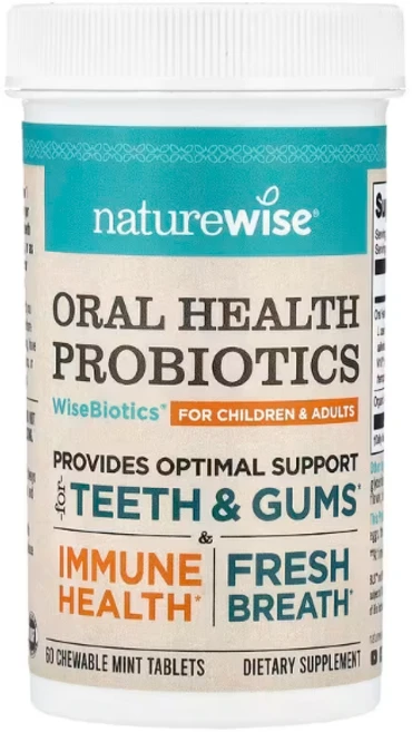 NatureWise 유산균 오랄헬스 프로바이오틱스 츄어블 50정, 1개 - 쿠팡