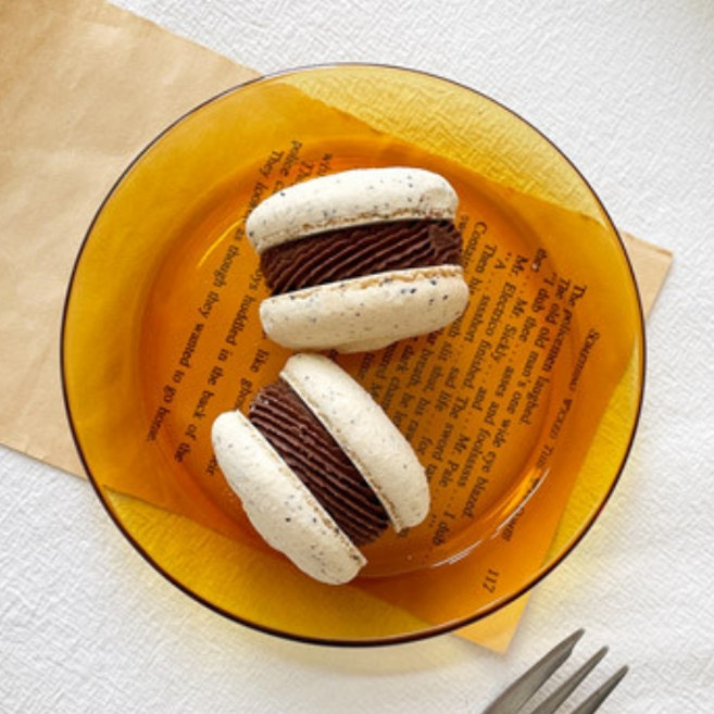 듀라렉스 리즈 디저트접시 13.5cm 6P세트, 듀라렉스 리즈 디저트접시 13cm (엠버) 6P세트