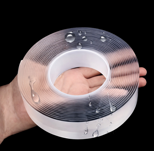 프리라이프 실리콘 테이프 실리콘 양면테이프 초강력 양면테이프 무자국 물세척 가능 3cm*5m, 3개