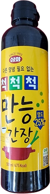삼화식품 척척척 만능간장, 500ml, 11개