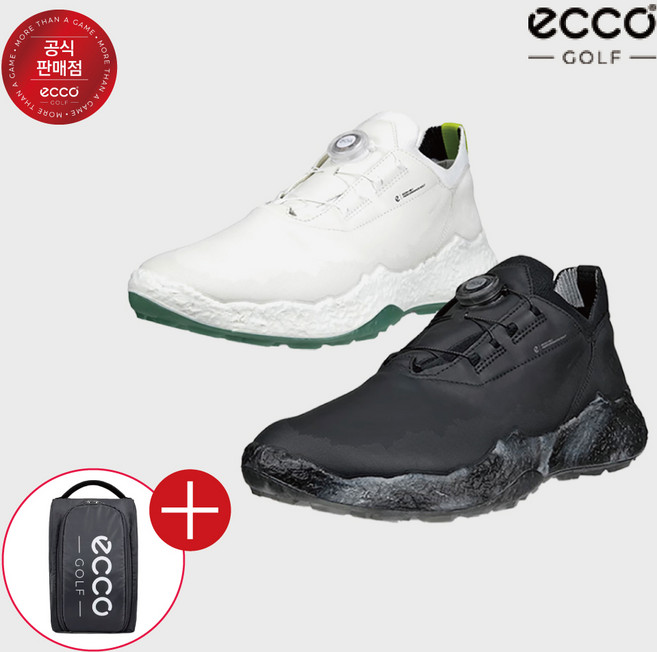 에코코리아 에코 바이옴 H5 보아 남성 골프화 블랙 화이트, 옵션 : 화이트 39 250
