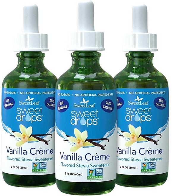 Sweet Drops 스윗 드롭스 스위트리프 스테비아 2 바닐라 크림, 3개