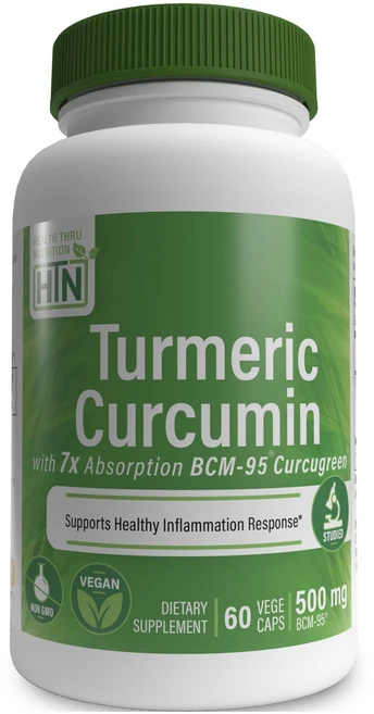 헬스스루뉴트리션 울트라 스트렝스 터메릭 커큐민 500mg 베지 캡, 1개, 60정 - 쿠팡