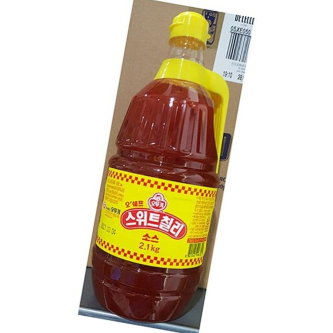 데리야끼소스 업소용 식자재 오쉐프 스위트칠리소스 오뚜기 2.1kg, 본상품