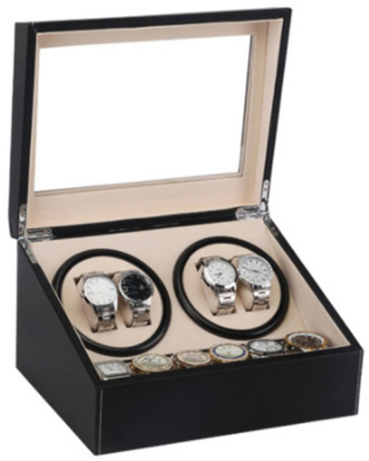 crossinc 와치 와인더 4구 오토매틱 시계보관케이스 CRS4-1