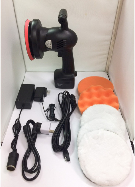 無線/有線兩用 汽車打蠟機 拋光機, 卓祺打蠟機鎳氫電池12V 2.0AH