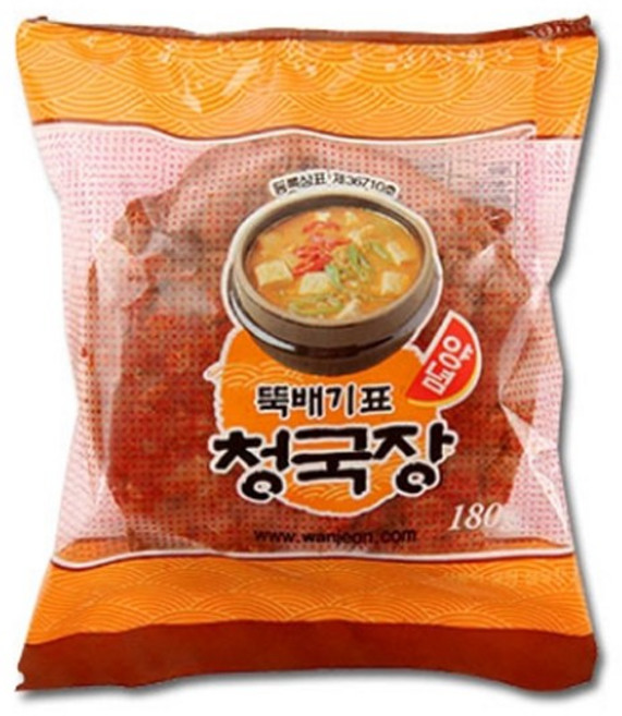 완전식품 완전 뚝배기표 양념 청국장 180g 이강산닷컴, 20개