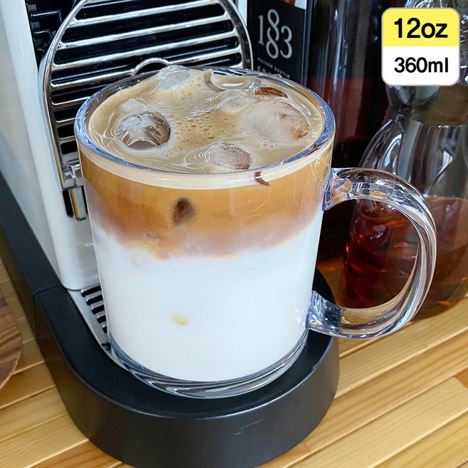 [소행섬] 트라이탄 머그컵 12온스, 1개, 투명