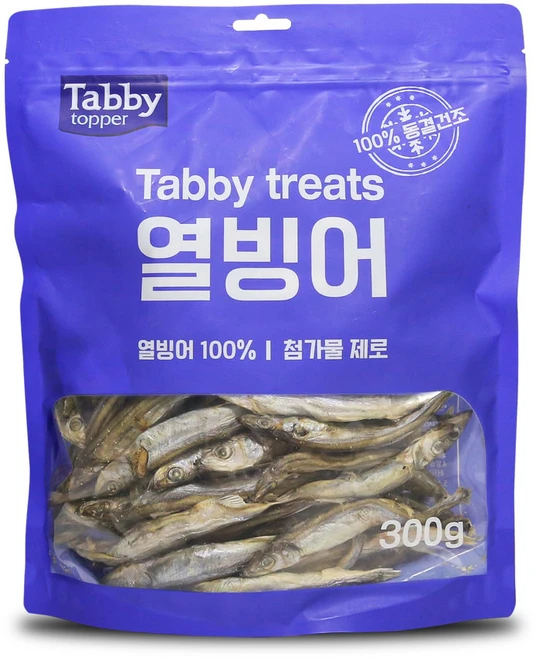 테비트릿 동결건조 열빙어 300g, 1개 - 쿠팡