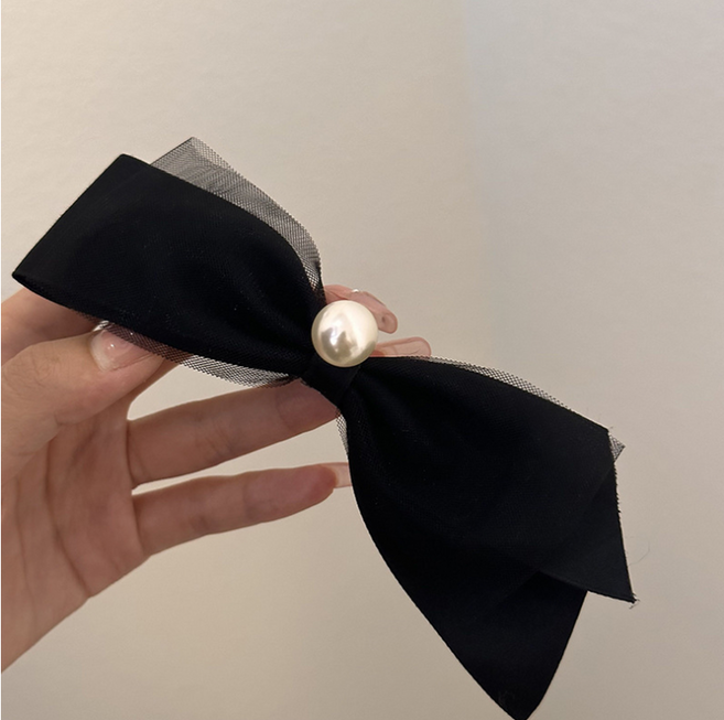 [제이무드] 반머리 자동핀 여성 헤어핀