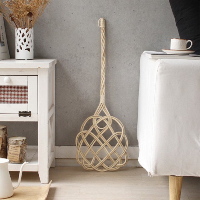 라탄 먼지털이 이불털이 등나무 달빛스토어, 1개