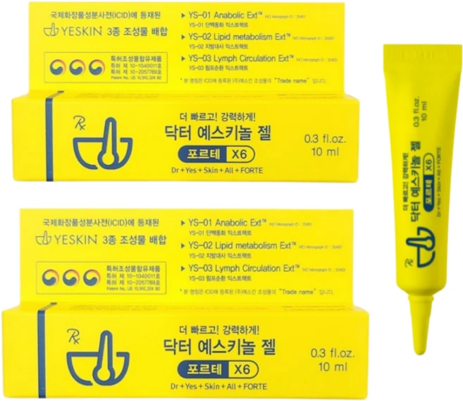 닥터 예스키놀 젤 포르테, 2개, 10ml - 쿠팡