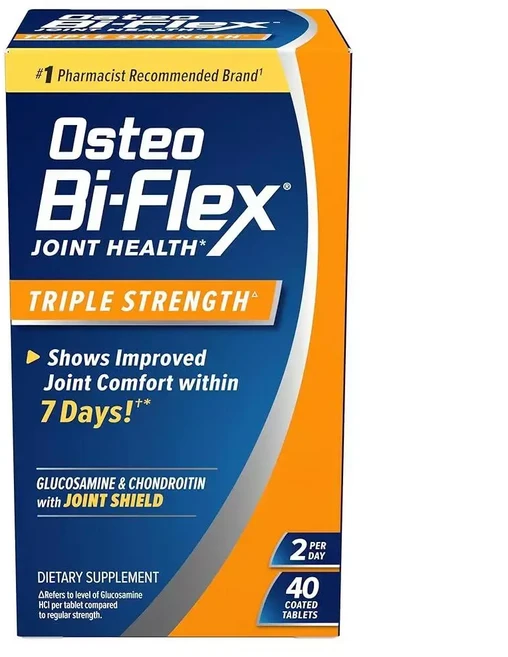 오스테오 바이플렉스 조인트 헬스 트리플 스트렝스 태블릿 40정, 1개, OSTEO BI-FLEX