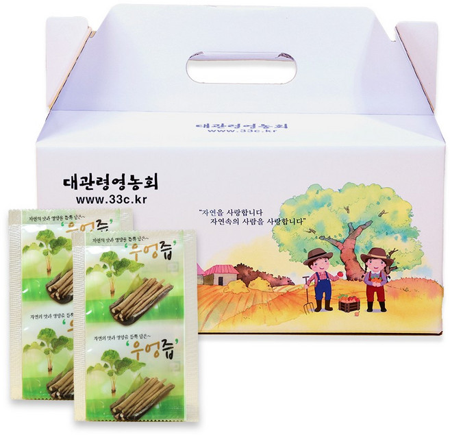 대관령영농회 국내산 토종 우엉즙(120mlx30팩), 30개