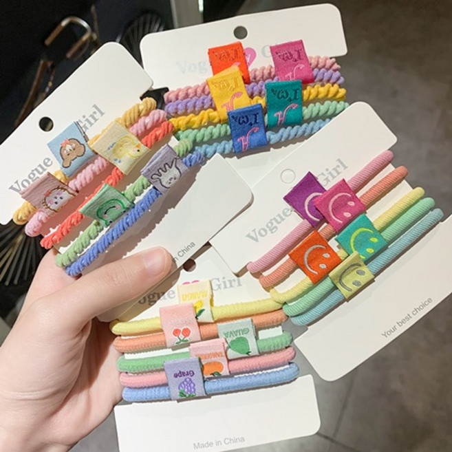 하나몰 스마일과일 헤어머리끈 5P세트