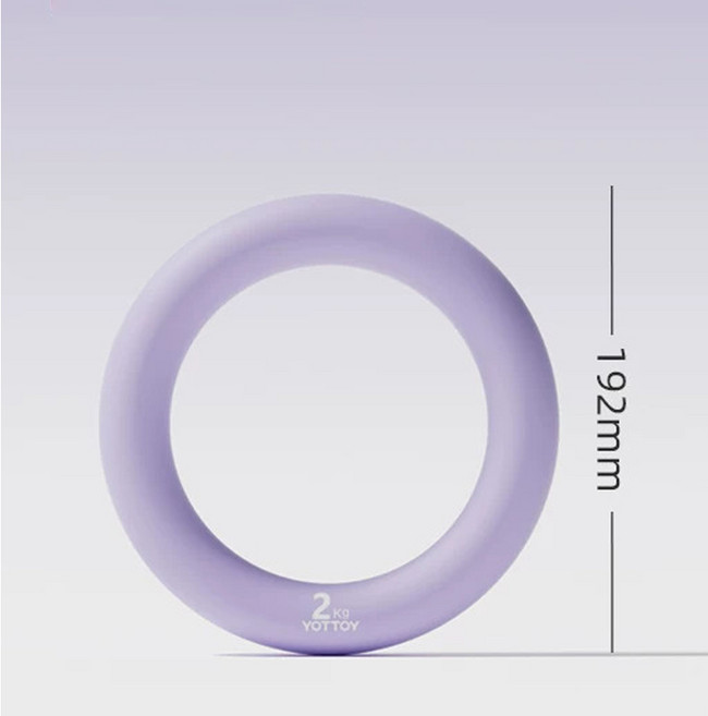 링 덤벨 원형 아령 홈트 2kg/3kg/4kg, 1개, 2kg