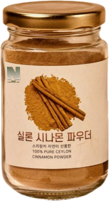 네이스팜 실론 시나몬 파우더 (스리랑카 최상위 Alba 등급 시나몬가루 계피가루), 80g, 1개