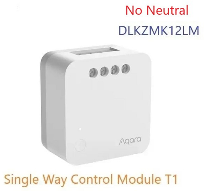 Aqara T1 중립 모듈이 없는 단일 릴레이 컨트롤러 스위치 Zigbee 스마트 홈 타이머 Homek APP 용 원격, 03 No Neutral, 1개