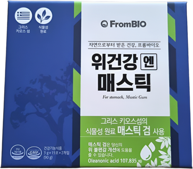 위건강 엔 매스틱, 3g, 60개