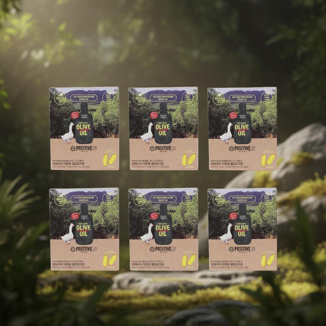 파지티브호텔 올리브오일 피에이치 지중해 올리브 오일 캡슐, 6개