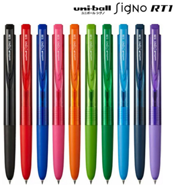 uni 시그노 노크 볼펜 UMN-155 10색 세트, UMN-155N-0.38mm 10색 세트