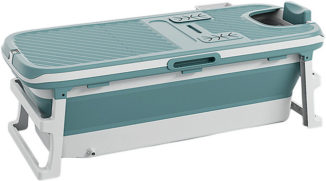 可折疊成人浴缸, 浴缸巨無霸藍色, 1個