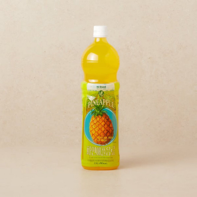 노브랜드 과일 음료 파인애플 1.5L, 1개